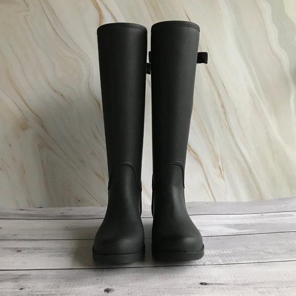 Coach Tristee Rain Boots 🖤👢🎀☔️ - Picture 3 of 12